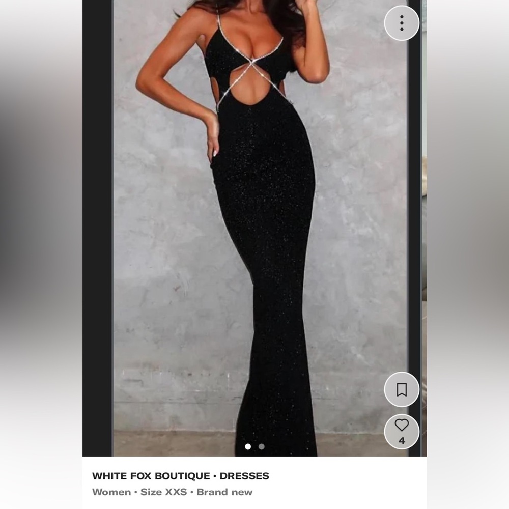 White Fox party dress